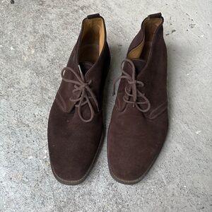 Bally Robik Chukka suede lace ups